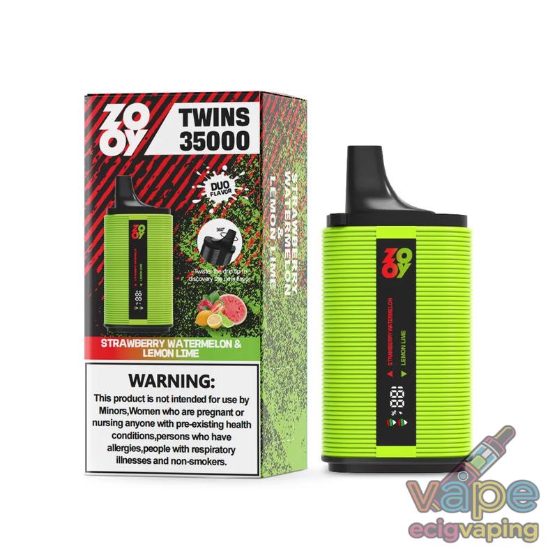 Zooy Twins 35000 Disposable Vape: Dual Flavors & 35,000 Puffs Powerhouse -  Wholesale and Bulk Buy for Disposable Vapes